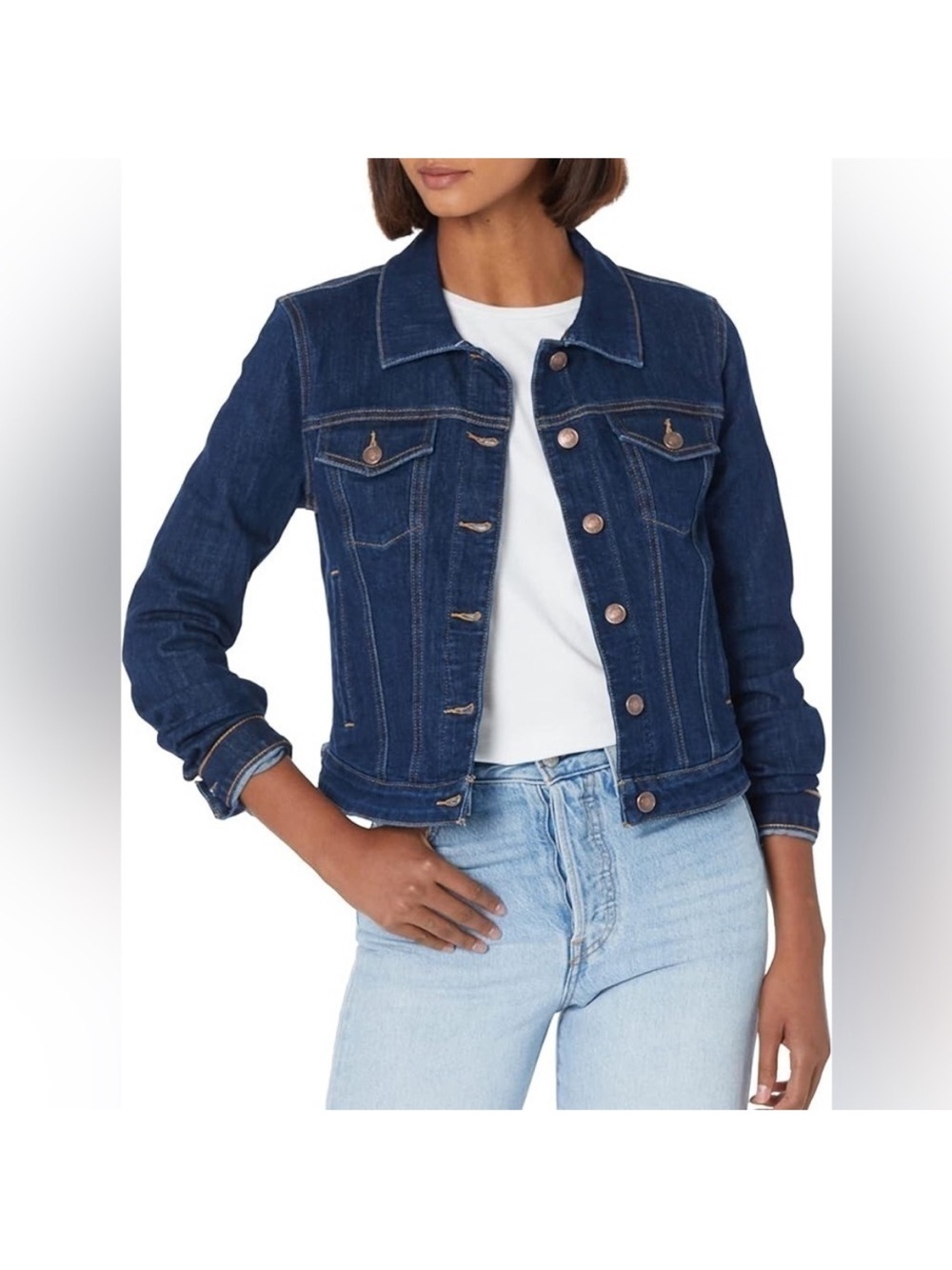 J. Crew Denim Trucker Jacket. Small.